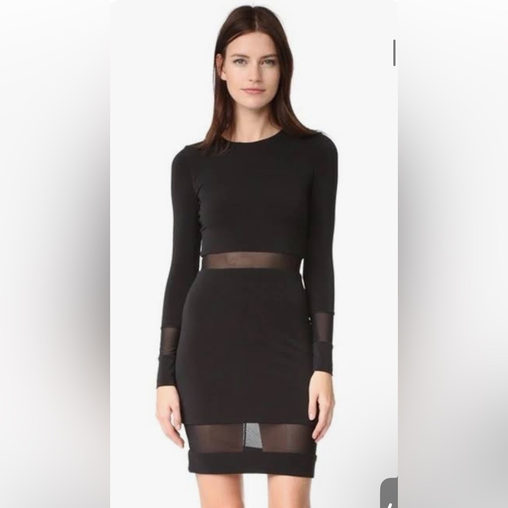 Alice + Olivia Black Mini Dress